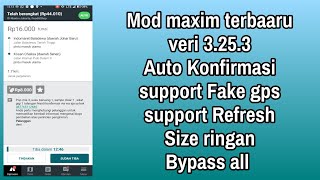 Mod maxim Taxcee Driver terbaru Auto konfirmasi