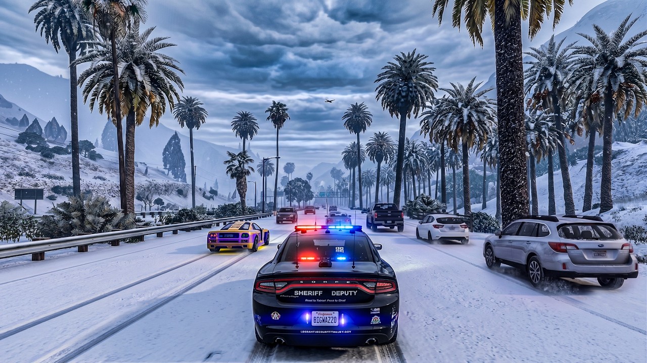 EPIC POLICE CHASE GTA V - PLAYING GTA V LSPDFR ON RTX 5070 - 4K - YouTube