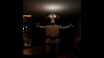 [Monke Man P2 ]#blender #monkey #animation #3danimation #horror #scary #modeling #3d #3D #3dmodeling