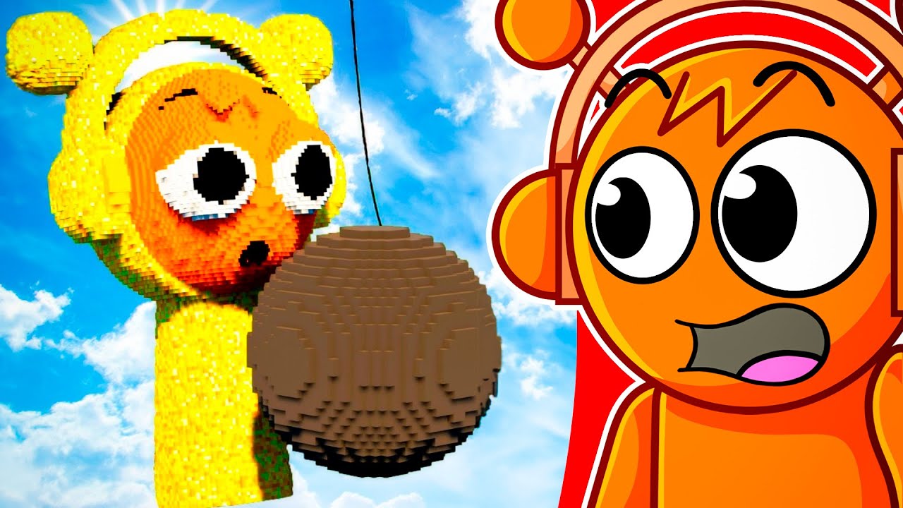 WRECKING BALL против SPRUNKI (Забавные анимации)