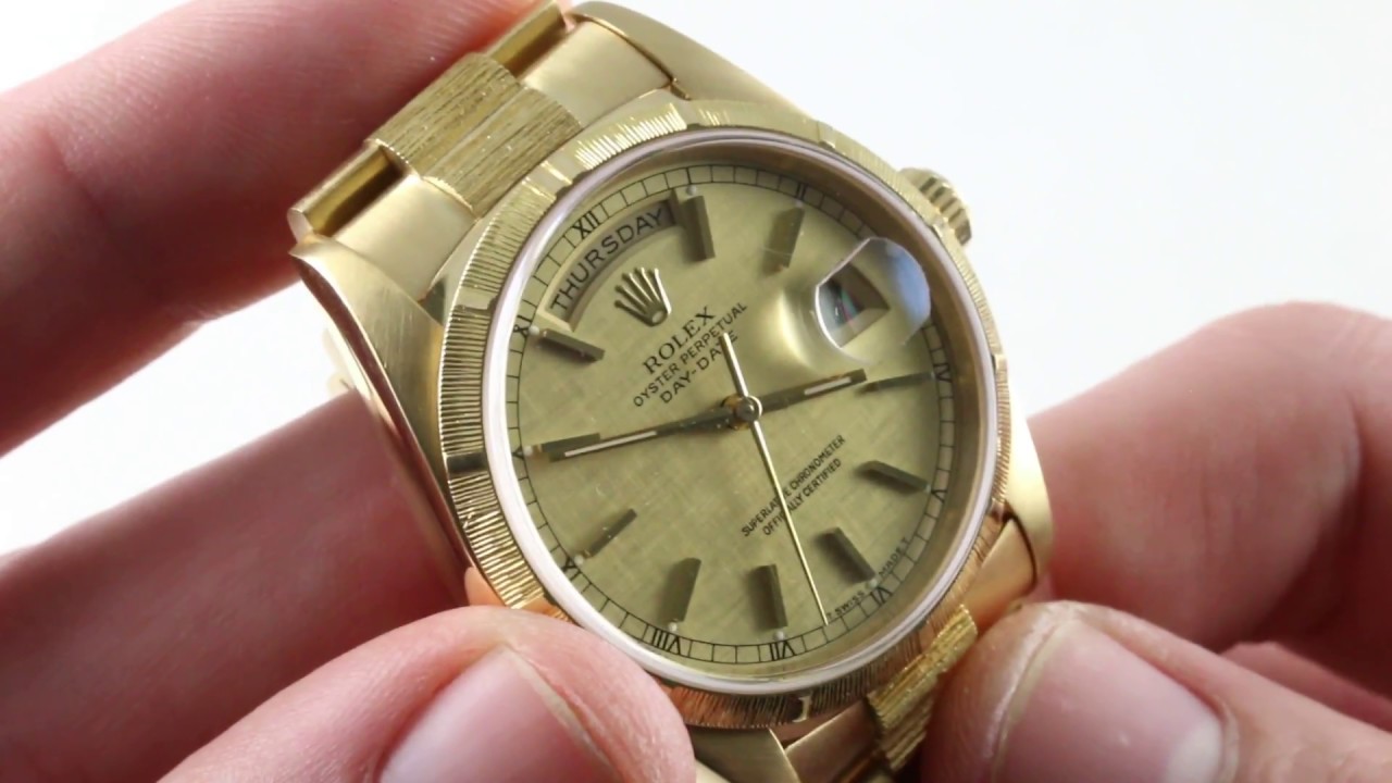 rolex day date 18248