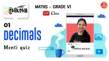 Decimals L1 - Introduction | Class 6 Maths Chapter 8 | Young Wonders | Priya Ma