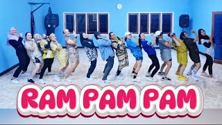 Ram Pam Pam - Nati Natasha - Becky G Zumba Dance Fitness Choreo Zin Ratu
