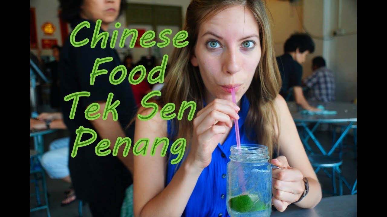 Eating delicious Malaysian Chinese Food at Tek Sen Restaurant in Georgetown - Penang, Malaysia