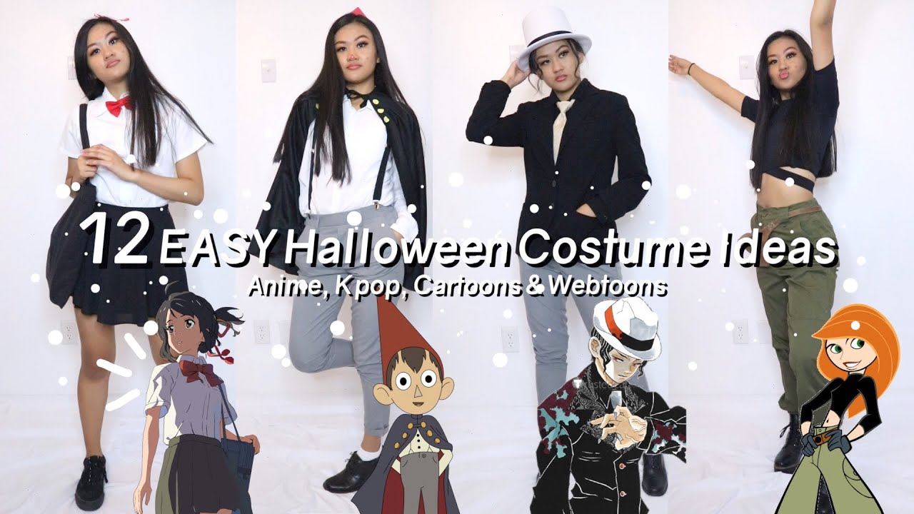 12 Easy Halloween Costume Ideas | Anime, Cartoons, Webtoon - YouTube