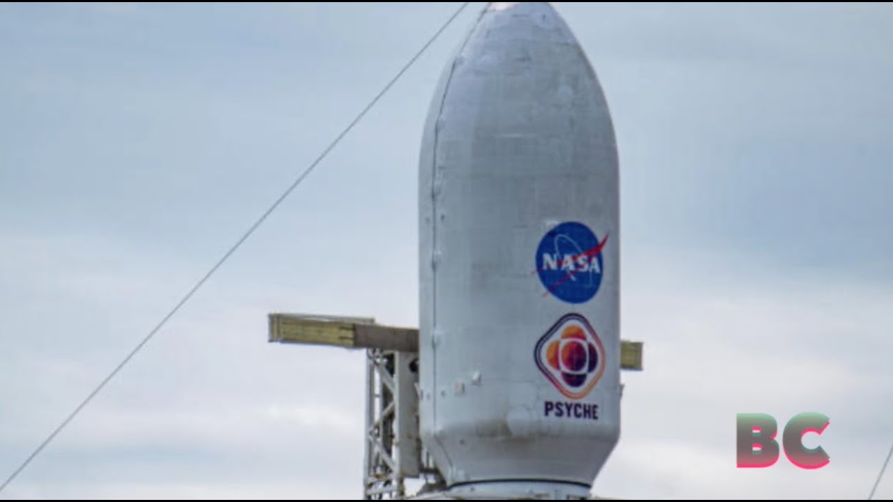 Bad weather delays SpaceX Falcon Heavy launch of NASA’s Psyche asteroid ...
