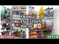 EXTREME REFRIGERATOR ORGANIZATION IDEAS ON A BUDGET | SATISFACTORY DEEP CLEANING & DECLUTTER