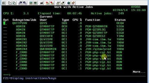 IBM i HTTP Instances