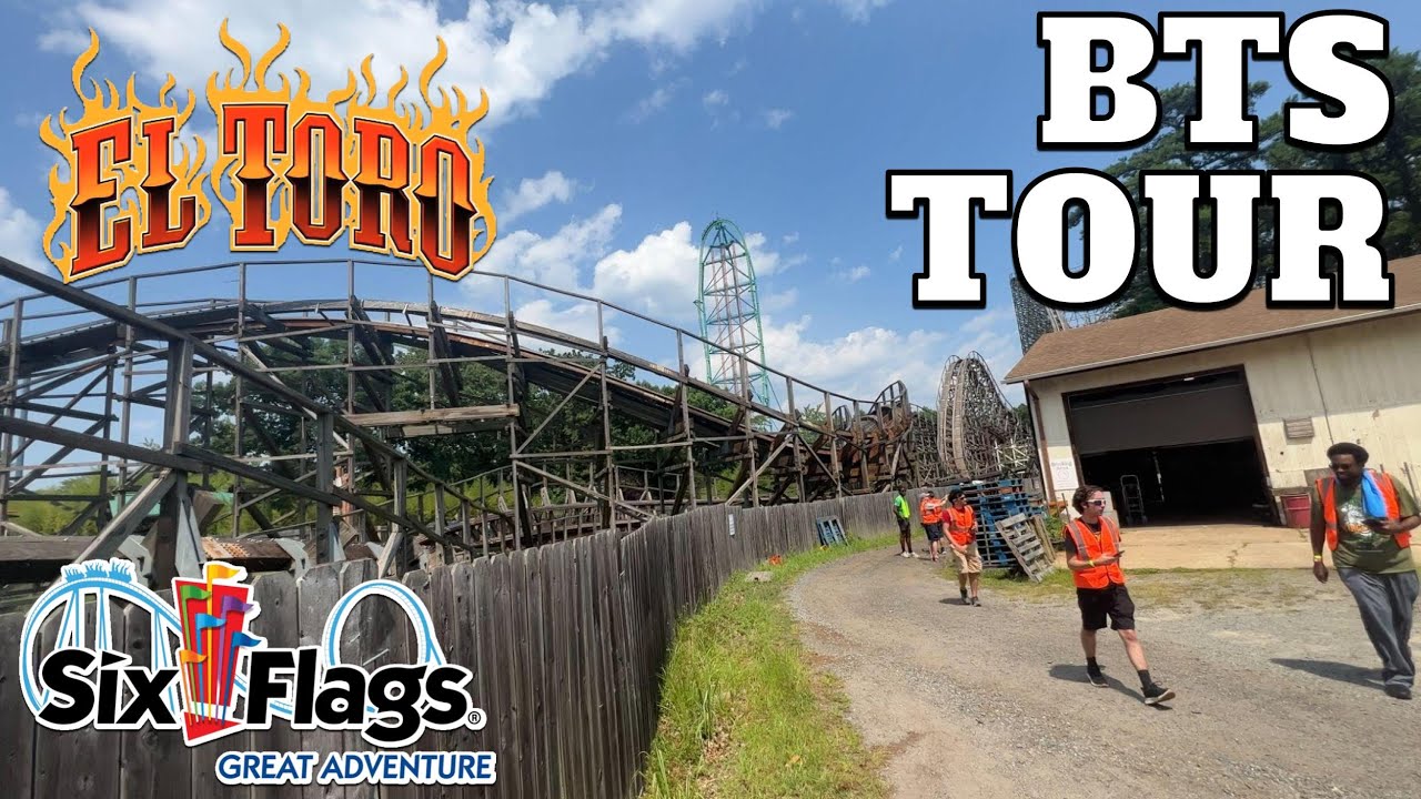 El Toro & Medusa BEHINDTHESCENES Tour at Six Flags Great Adventure