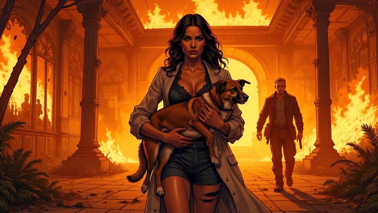 Después de renacer, me negué a salvar a su primer amor, salí del incendio cargando a un perro…