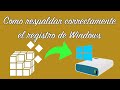 Como respaldar correctamente el registro de Windows