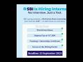 SBI Hiring Interns ||no interviews ||stipend #studychakri#jobs