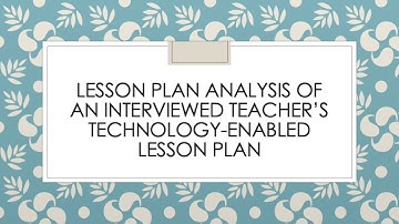 Technology Enhanced Instruction