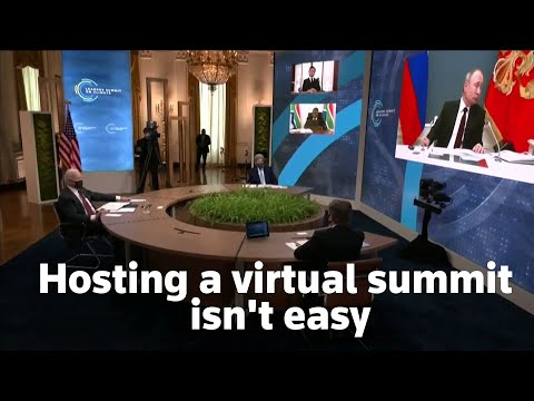 World leaders caught up in glitches during virtual summit