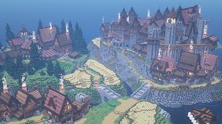 Realistic European Castle (+ Timelapse and Cinematic) Minecraft Map