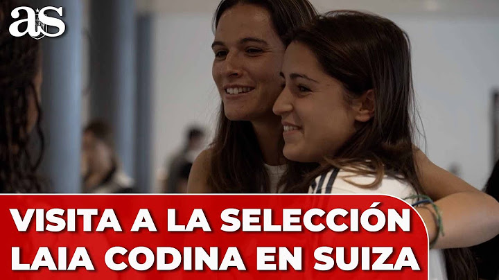 LAIA CODINA visita a la SELECCIÓN ESPAÑOLA antes de jugar contra SUIZA en la EUROCOPA FEMENINA