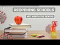 Reopening Schools is a Terrible Idea