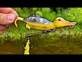 Fishing a Duck Lure for ANGRY River Smallmouth