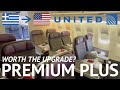 United LONG HAUL Premium Plus Review 777-200 Athens to Newark Premium Economy