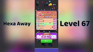 🧠 Hexa Away Level 67 Walkthrough