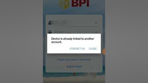 BPI Phone App Error - Device is already linked to another account