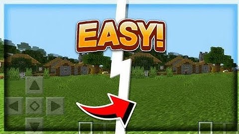HOW TO HIDE CONTROL IN MINECRAFT PE IN HINDI