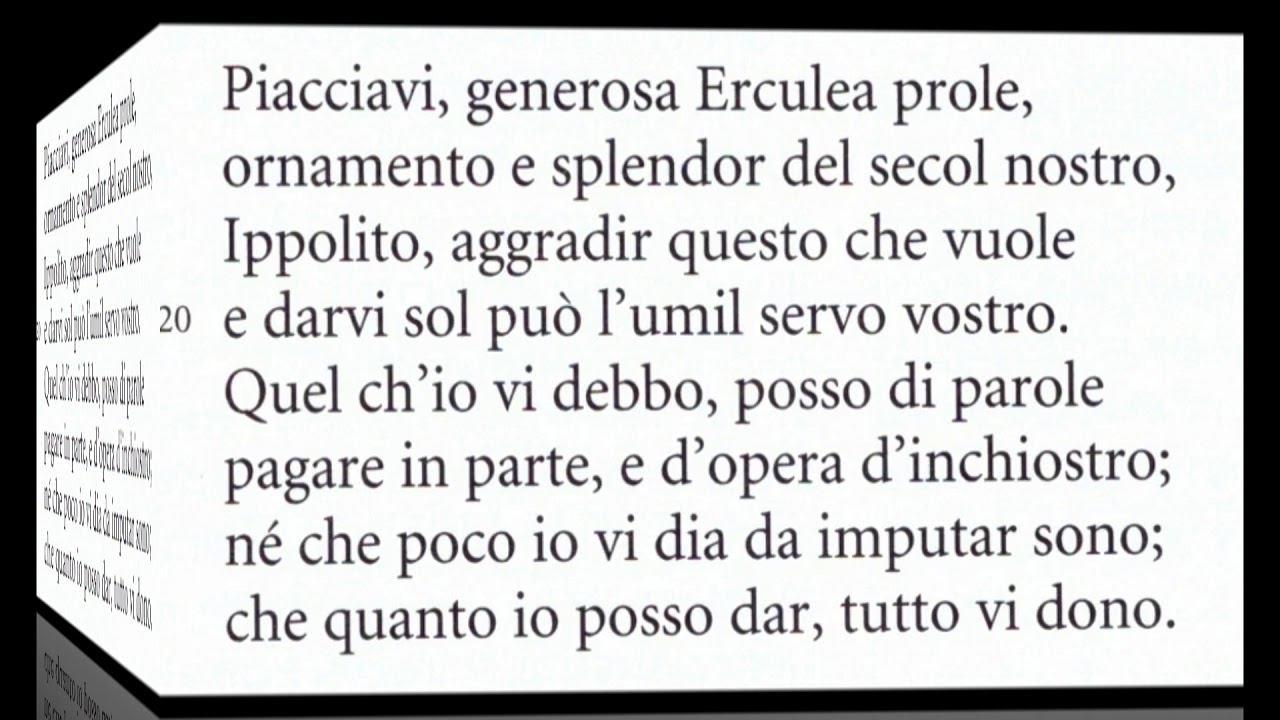 Parafrasi Del Proemio Dell Orlando Furioso