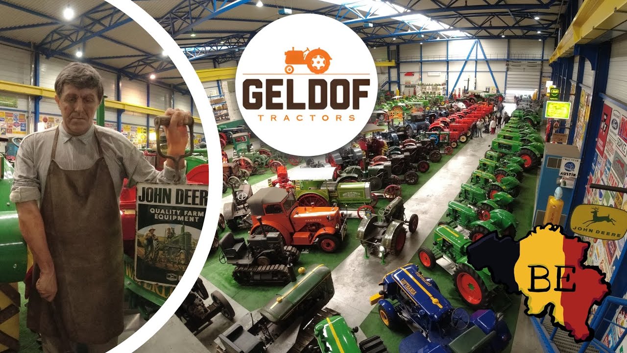 🇧🇪 VLOG en Belgique : MICHEL GELDOF nous fait découvrir sa COLLECTION PRIVEE | +200 tracteurs 🚜[DJI]