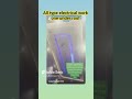 How to make Electrical Wiring ll Fall ceiling work #electrical #fallceiling #wiring #virl #sorts