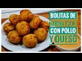 BOLITAS DE HARINA P.A.N. CON POLLO Y QUESO / BUENISIMAS!!