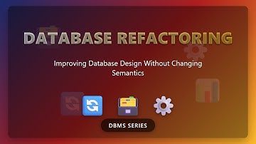 Database Refactoring: Improve Your Database Design Without Changing Semantics 🔄
