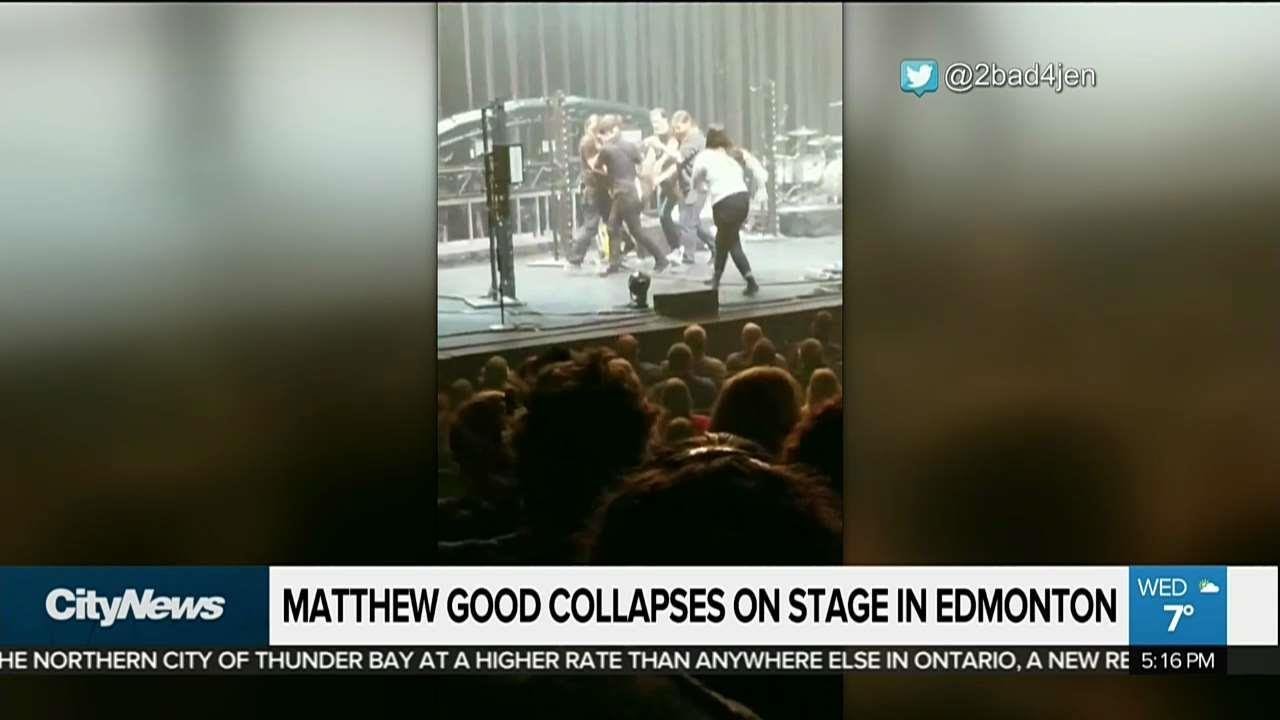 Rocker Matt Good collapses on stage in Edmonton