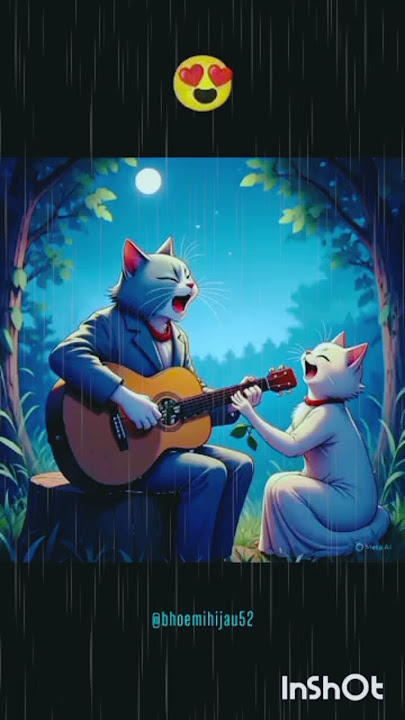 cats falling in love-this love davichi#catlovers#funnycat#shorts#storywa