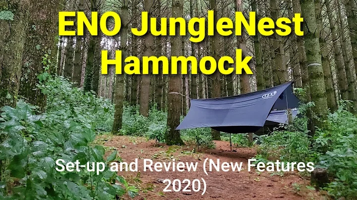 ENO Junglenest Hammock Review and Setup (new features 2020) Simple Setup, Comfort, and Design