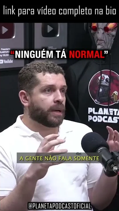 imagem do vídeo SAÚDE MENTAL com Thiago Rodrigo | Planeta Podcast (Mente Humana) #shorts