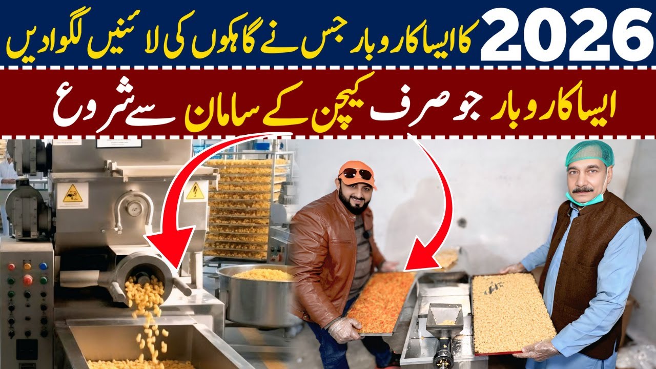 Small Macaroni Making Machine in Pakistan | Low Investment Business Idea | Best Business Idea 2026