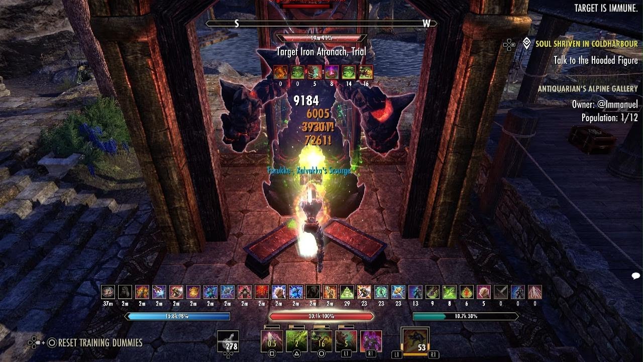 |ESO| Stamina Arcanist 118k U43 No Ulti Pots - YouTube