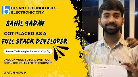 7.5LPA 🚀 Full Stack Developer 🎉 Congratulations to Sahil Yadav from the BTech-2023 batch ✨🔥