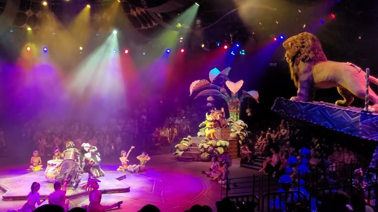 홍콩디즈니랜드 라이온킹 공연