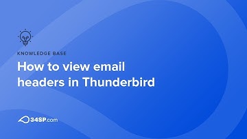 How to view email headers in Thunderbird