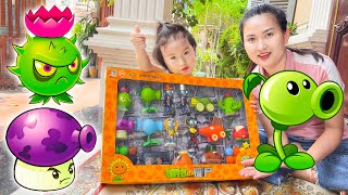 Cam Cam review bộ đồ chơi plants vs zombies ,  các loại chiến binh cây bắn zombies - Cam Cam TV