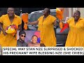 Try not to cry- actor Stan Nze surprised his pregnant wife Blessing Nze (SHE CRIED)