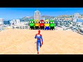 GTA 5 Chaos: Red Spiderman & Minion Team Up Spiderman!