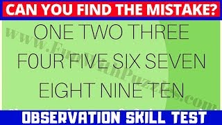 Can you find the #mistake? | Test Your Observation screenshot 3
