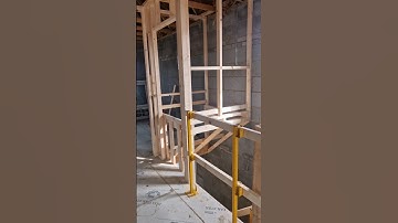Sub Contractor🔨🪚 Bulk head / Storage above stair space! #carpentry #construction #selfemployed