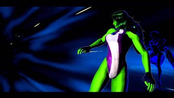Marvel Vs Capcom 3 hyper Combos She Hulk HD 720p Xbox 360
