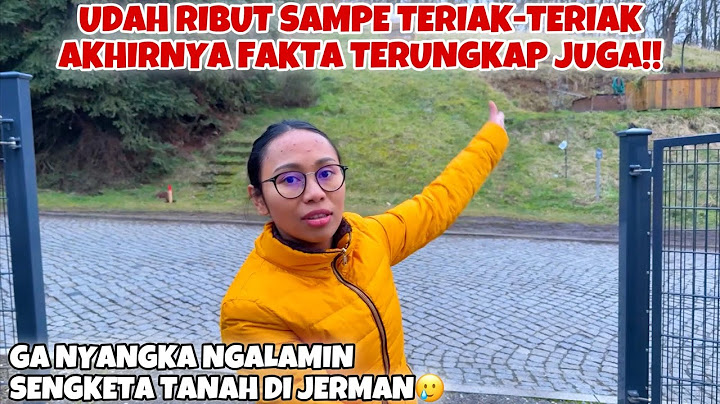 BERANTEM SAMA TETANGGA GARA-GARA BATAS TANAH