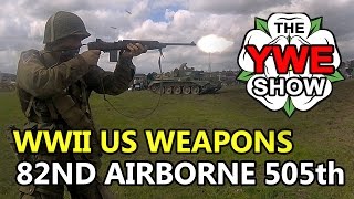 WWII American Weapon Test Fires - Yorkshire Wartime Experience 2016 - 505th RCT