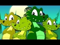 Five Crocodiles Went Swimming One Day | Scary Nursery Rhymes | Kids Songs | Childrens Rhymes