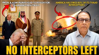 EXPLOSIVE: AMERICA HAS FIRED 80% OF ITS INTERCEPTORS,MUNIR FLIES TO RIYADH TONIGHT — HERE’S WHY?